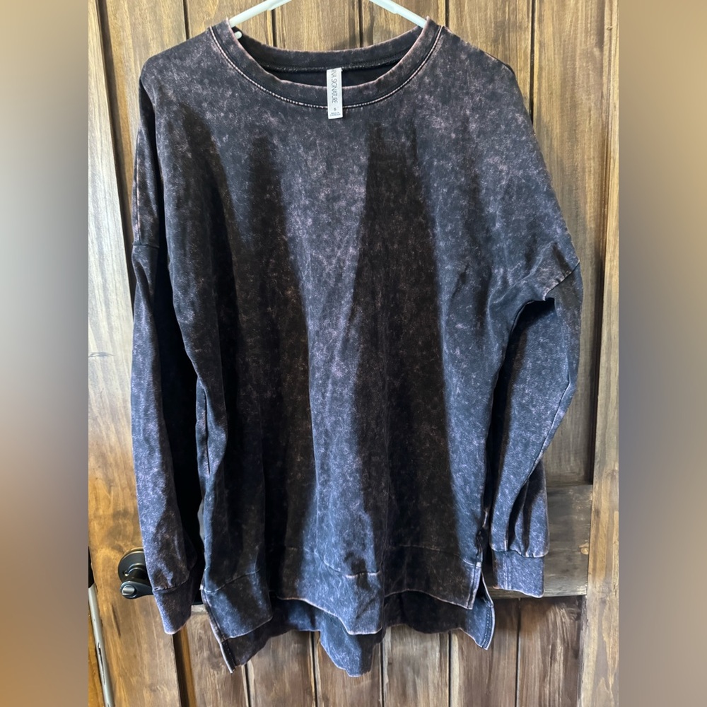 Zenana Signature Black Lightweight Shirt Size Small